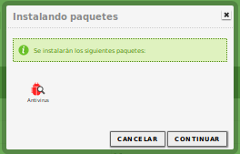 Confirmar la instalación